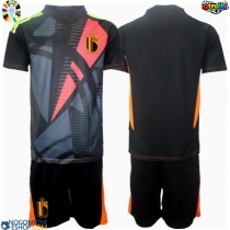 Otroški Nogometni dresi Belgija Vratar Domači EP 2024 Kratek Rokav (+ Kratke hlače)